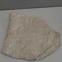 MANDIOO Pack of 2 Soft Chenille Textured Throw Pillow Covers Square Accent Solid Decorative Cushion Cover Cozy Farmhouse Pillow Case for Couch Sofa Bed Living Room 20x20 Inch Khaki