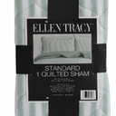 Ellen Tracy Standard 1 Quilted Sham 20x26 100%Polyester Green