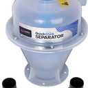 Quick Click Dust Collection Woodworking Cyclonic Separator for Wet/Dry Vacuums with 2 Shop Vacuum Adapters