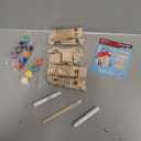 Klever Kits 4 DIY Wooden Race Cars-Build & Paint Your Own Wood Craft Kit, 4 Race Cars Toy, Easy to Assemble Arts Crafts Kit, Birthday Party Presents for Kids Boys and Girls