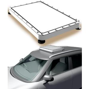 Flat Mount Low Profile Starlink Mount with Magnetic Feet, Starlink Car Roof Mounting Kit No Drill for Starlink Gen 2