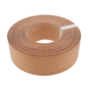 Edge Banding, 2" 50ft Roll Wood Veneer Strips with Hot Melt Adhesive, Iron-on Wood Banding Strips for Cabinet Repair Furniture Restoration Wood Trim Cherry