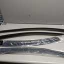 Tuningpros WV-436 Outside Mount Window Visor Deflector Rain Guard Dark Smoke 4-pc Set, Compatible with 2004-2009 Toyota Prius