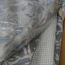 Nautica - Full/Queen Comforter Set, Cotton Reversible Bedding Set with Matching Shams (Tortola Blue, Full/Queen)