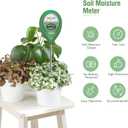 2 x apine Soil Moisture Meter,Plants Moisture Meter,Plant Water Meter for Indoor/Outdoor Plants,Hydrometer for PlantsGreen