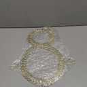 Fullhawl Christmas Card Holder Spiral Metal Wreath Xmas Wall Hanging Photo Card Holder Wire Loop Greeting Card Holder Display Picture Card Insert Wall Decor (Snowman Style)