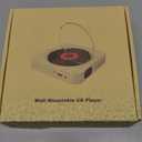 Portable CD Player with Bluetooth Desktop CD Player for Home CD Music Players withTimer,Built-in Dual Speakers with LED Display Home Audio Boombox FM Radio (Black)