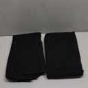 Leader Accessories 2pcs Waterproof Towel Front Seat Covers Black Non-Slip Bucket Seat Dog & Kid Auto Protector