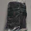 Uxcell Dish Drying Mat for Kitchen Counter, 24" x 20" Absorbent Coffee Mat Rubber Backed Hide Dirt for Kitchen Countertop Coffee Mat Heat Resistant Non-Slip, Black