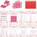 Baby Shower Games for Girl or Boy -240PCS 8Games, Bingo Cards for Guests, Baby Shower Word Scramble etc, Pink