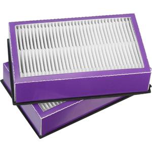 2 Pack Replacement 107005 Upright & Half Vacuum Cleaner HEPA Filter for Proteam for ProForce for ProGen SHV100 1200XP 1500XP Vacuum Models