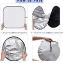 Ziciner 2 PCS Car Windshield Sun Shade, Auto Sun Heat and UV Rays Blocker, 28"31" Foldable Automotive Front Window Sunshade Protector, Universal Vehicle Interior Accessories (Red Flag-M)