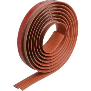 uxcell Floor Edging Trim Strip Self Adhesive, Carpet to Tile Transition Strip Edging Trim Strip for Laminate Doorway Edge Height Less Than 5mm/0.2", Brick Red 9.84ft