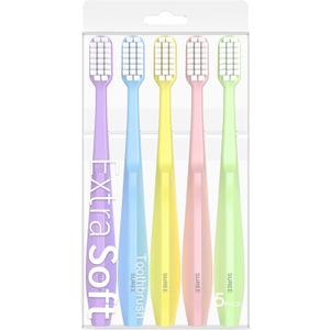 SUREE Extra Soft Toothbrush for Sensitive Teeth and Gums (5 Pack), Ultra Soft Toothbrush with 10000 Micro Nano Bristles for Adults and Elderly