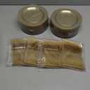 WELLIFE 120 Guests Gold Glitter Plastic Plates and Dessert Forks, 6.5 inch Disposable Dessert Plates, Durable Plastic Small Forks, Perfect for Catering, Parties &Weddings, regular