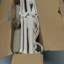 StorageWorks Large Under Bed Storage Containers with Handles and Label Holder, 2 Pack Ultra-thick Fabric Underbed Bins, Closet Organizer for Clothes, Blankets, Sweater (Beige)