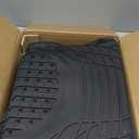 Motor Trend FlexTough LITE Rubber Car Mats Full Set  All Weather Floor Mats for Trucks, Cars & SUVs  Automotive Waterproof Black Car Floor Mats for Cars Interior Accessories Universal TrimtoFit