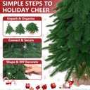 3FT Small Mini Christmas Tree for Tabletop, 1PC Artificial Desktop Christmas Tree with Norfolk Pine Top Design, Small Xmas Tree with Burlap Base for Table Desk Home Christmas Decor