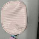 Pink Quilted Cosmetic Bag