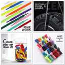 2 x VSUDO 2 Pairs Flat Shoe Laces for Sneakers, Shoe Strings/Shoelaces for Sneakers (45" ( 114 CM ), 23 Golden Yellow)