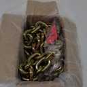 G80 Transport Binder Chain 5/16 Inch x 10 Foot Safety/Binder Chain with Clevis Grab Hooks 4,900 lbs Safe Working Load Logging Chain for Transporting Towing Tie Down Binding Equipment