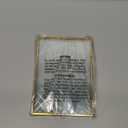 Double Picture Frames Gold Double Pictures Frame with Pressed Glass Photo Frame, Brass (5 x 7)