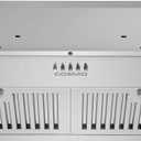 COSMO COS-30IRHP 30 in. Lumin Collection 380 CFM Ducted Insert Range Hood, Button Controls, LED Lights, Stainless Steel