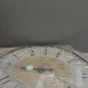 UPPER DECOR Large Oval Wall Clock, Vintage French Decorative Wall Clock with Arabic Numerals, Rustic Farmhouse Antique Wall Clock for Living Room Bedroom Kitchen Home Decor