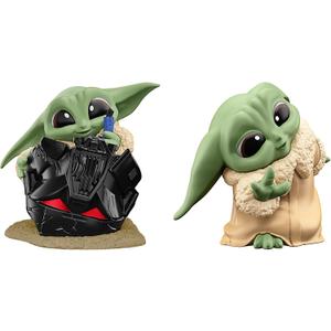 STAR WARS The Bounty Collection Series 5, 2-Pack Grogu Figures, 2.25-Inch-Scale Helmet Hijinks, Peek-A-Boo, Toy for Kids Ages 4 and Up