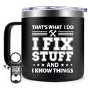 Fufendio Gifts for Dad - Cool Birthday Gifts for Men - I'd Shank a Bitch For You Mug 14oz - Birthday Christmas Fathers Day Gift for Him Grandpa Uncle Brother Husband
