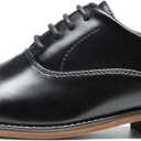 Bruno Marc Boy's Classic Oxfords Dress Shoes,Size 1 Little Kid,Black,SBOX2328K