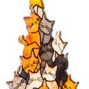 Cat Ornament, Cat Ornaments for Christmas Tree, Funny Holiday Decorations 2025, Black Pet Ornaments, Vintage Classic Christmas Tree Decor, Unique Gifts for Animal Lovers, Festive Tree Topper Ornament