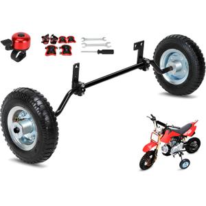 Dirt Bike Training Wheels 50cc with Bell Replacement for Razor MX350 MX400 MX500 MX125 Dirt Rocket CRF50 XR50 CRF50F PW50 PW80 TTR50 SYX Moto X-pro JR50 SSR SX50 Mini Pit Bike Motorcycle Parts