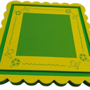 Eolzzi 36" Foldable Floating Mahjong Table for Pool, Waterproof Portable Stable Pool Game Table, Floating Board Pool Game Tray Ideal for Friends Gatherings, Pool Summer Party, Lemon