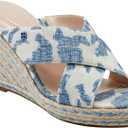 Bandolino Women's Kammie Espadrille Wedge Sandal (7, Marine Blue 450)