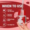 Electrolyte Powder  Zero Sugar Hydration Mix | 90 Servings | Keto, Vegan, Gluten-Free | Natural Electrolytes for Muscle Recovery, Energy & Immune Support | Strawberry Flavor | For Runners, Women