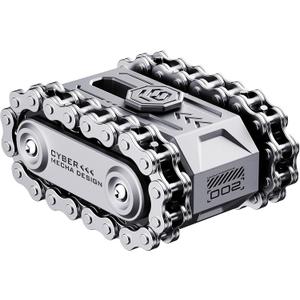 4 in 1 Fidget Slider Roller Chain Spinner Combo, Metal Chain Fidget Toy with Tactile Feedback & Clicking Sounds, Stress Relief Sensory Toy for Adults, Focus Tool for Work Study Waiting
