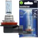 SYLVANIA - H11 SilverStar - High Performance Halogen Headlight Bulb, High Beam, Low Beam and Fog Replacement Bulb, Brighter Downroad with Whiter Light