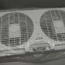 Comfort Zone Twin Window Fan with Reversible Airflow Control, 9 inch, Auto-Locking Expanders, 2 Speed Fan, Dual Fan, Exhaust, Airflow 9.84 ft/sec, Ideal for Home, Kitchen, Bedroom & Office, CZ319WT