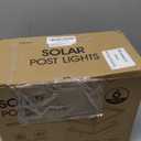 Solar Post Cap Lights Outdoor 6 Pack, 2 Mode Bright Fence Post Solar Lights Outdoor Waterproof, Deck Fence Post Cap Light Solar Powered for 4x4 4.5x4.5 5x5 Posts in Garden Decor