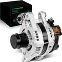 Alternator for:-Toyota Highlander 2011-2016, Sienna 2007-2016, Venza 2010-2015 for:-Lexus RX350 2010-2014, ES350 2016-2018, 3.5L v6 12V 150Amp 6-Groove, OE# 27060-0P240, 11326N (ALL-NEW)
