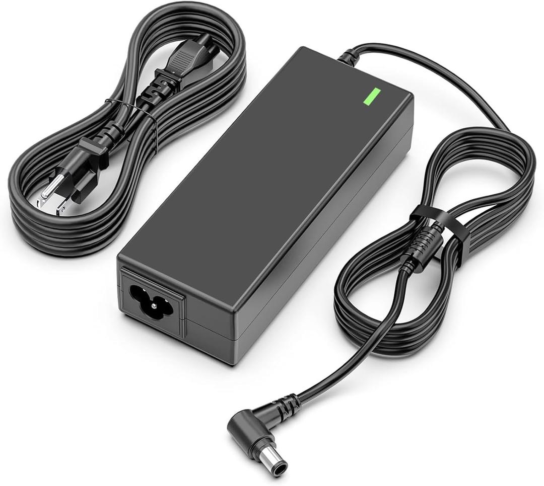 19V AC DC Adapter Charger for LG Electronics 19" 20" 22" 23" 24" 27" 32" Monitor 24LJ4540 24M47H-P 24MP55HQ; DA-48F19 DA-65G19 ADS-40FSG-19 DA-65F19 PS236V IPS236-PN E2750VR-SN Power Supply Cord