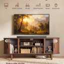 VASAGLE 58 Inch TV Stand, Mid Century Entertainment Center with Storage, 58"L x 15.7"W x 21.7"H