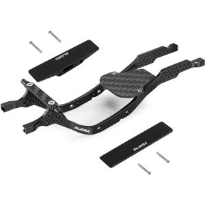 INJORA LCG Aluminum Chassis Kit with POM Rock Sliders for 1/30 Axial SCX30 Bronco, JLU, K10 Upgrade