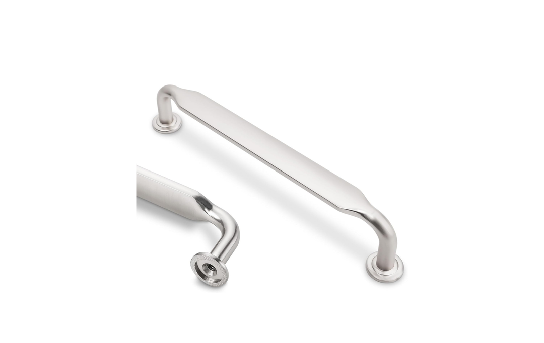 10 Pack 5 Inch Cabinet Pulls Brushed Satin Nickel Kitchen Cabinet Handles Zinc Alloy Drawer Pulls Solid Cabinet Hardware