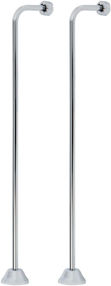 Kingston Brass CC461 Vintage Single Offset Bath Supply, 22" Length, Polished Chrome