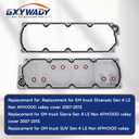 GXYWADY Valley Pan Cover Plate with Gasket Bolts Kit 12598832 12610141 Replacement for 07-13 GM LS2 LS3 Valley Cover LS Gen 4