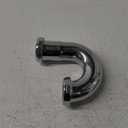 Eastman 1-1/2 Inch Heavy Duty J Bend with Slip Joint Connection, 22 Gauge, Brass Plumbing Fitting, Chrome, 35123
