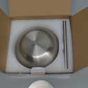 Portable LED Mushroom Table Lamp, Cordless Desk Night Light with 5200mAh Rechargeable Battery, Stepless Dimming Small Lamp with 3 Colors and Brightness Control for Bedroom/Bar/Coffee shop (Silver)