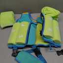 Kids Pool Floaties 1-2-3-5-7-9 Years Old, Toddler Swim Vest 20-30-50-70 Pounds, Comfortable Extended Wear Kids Float Jacket with Crotch Strap, Bright & Colorful Design and Unpadded Sides for Comfort